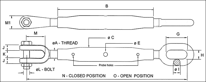 tubular rigging screw pattern 182