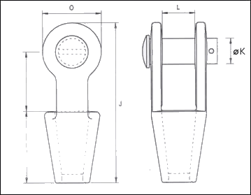 drop forged open sockets dimensionally to BS 463:1958 pattern 129
