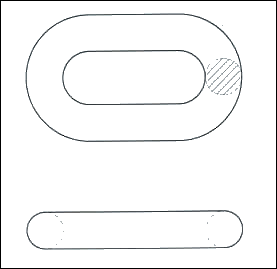 drop forged, bent and welded links